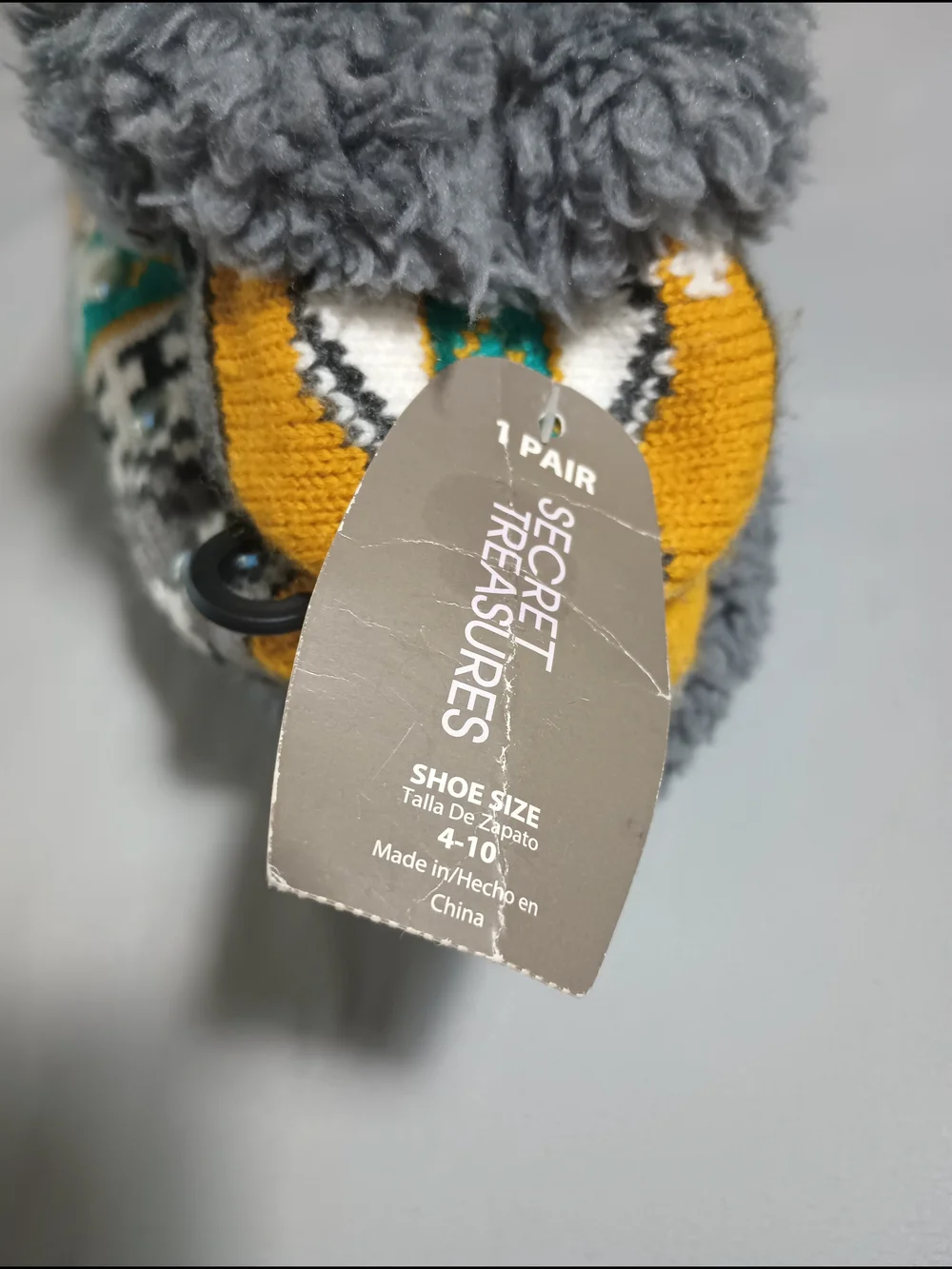 Secret Treasures Panda Heart Slipper Socks